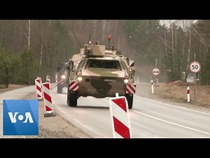 Hundreds of German Soldiers, Military Vehicles Arrive at Lithuanian NATO Base