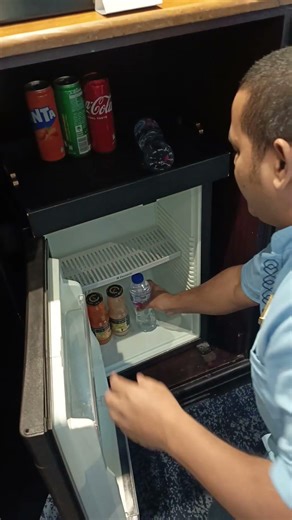 হোটেলে মিনিবার সেটআপ দেওয়ার সিস্টেম Hotel Mini bar setup #shortvideo