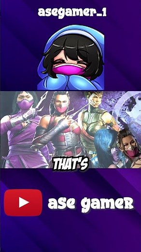 aSe surprises Emrpess Mileena (very wholesome ❤️) #mileena #mkai