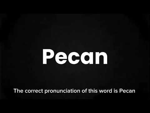 How to Pronounce Pecan Correctly | English Pronunciation Guide