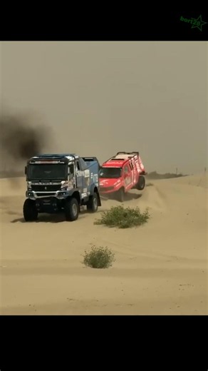 KAMAZ tows a TANK Taklimakan Rally 2026 taklamakan rally KAMAZ pulls a TANK