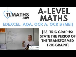 A-Level Maths: E3-04 [Trig Graphs: State the Period of the Transformed Trig Graph]