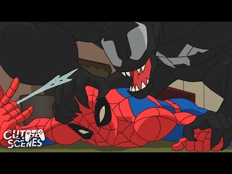 Spider-Man vs. Venom! Brutal Showdown | The Spectacular Spider-Man