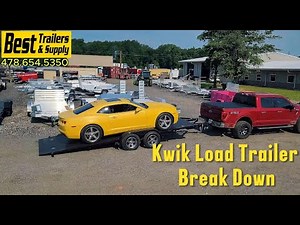 How to Load and Unload a Vehicle on a Kwik Load Rollback Trailer | Easy Car Hauler Demo