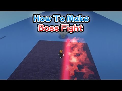 How To Make BOSS FIGHT Tutorial - Obby Creator