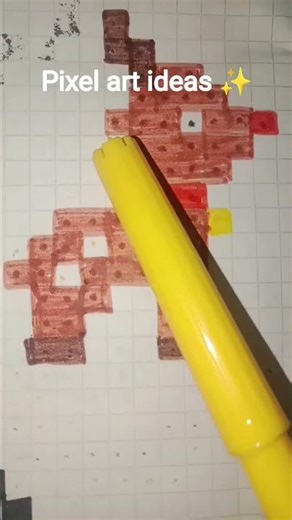 pixel art tutorial | pixel art ideas | pixel art for beginners #popular #trendingshorts #viralshort
