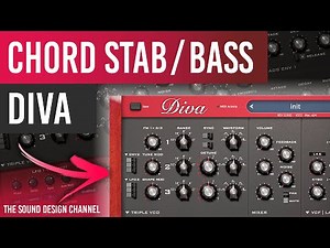 Chord Stab Bass Tutorial | Diva | Sound Design | Tutorial