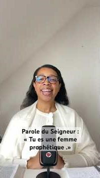 The Lord's word to you: "You are a prophetic woman." Christian Women