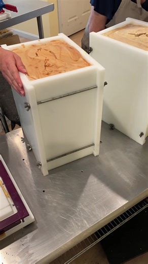 Fresh soap cutting, winter swirls, and soap that makes you feel rejuvenated on cold, snowy days. We love watching our bars come to life, one cut at a time. Made with goat milk and rich plant oils and butters, our soaps won’t leave your skin feeling dry. We formulate our soaps to nourish, cleanse, and hydrate your skin. Our beautiful, vibrant swirl soaps- like the blood orange soap you see here- will also add some color to those gray winter days! Tap the link in our bio to learn more about our so