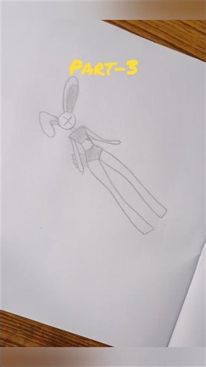 how to draw a stickman body adult Rabbit tutorial #drawing #tutorial #howtodraw #sketch #art