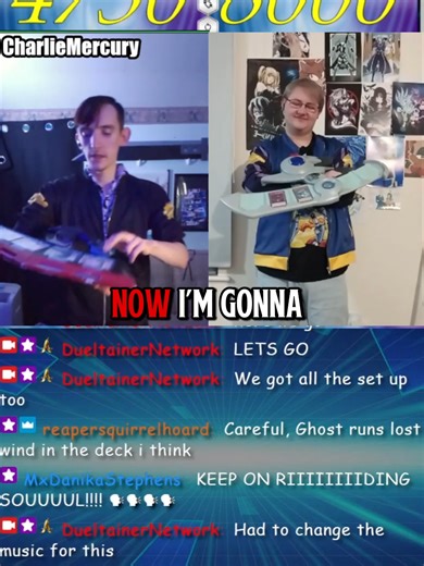 Shooting Majestic Star Dragon emerges! @ghostgalaxycosplay vs @charlie.mercury.p1#twitch #dueltainernetwork #dueltainer