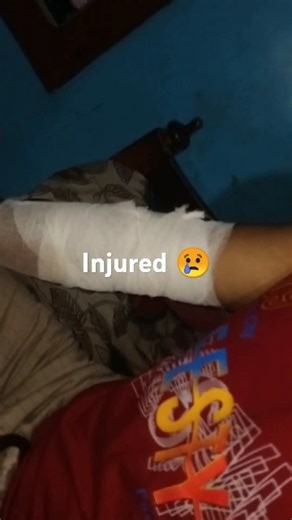 hope ki jaldi thik ho jaye. 😢 #injury #condition #health #accident #bikecrashing