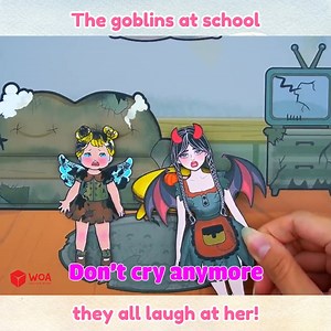 Oh no! Who can help her 😔 #WOANETWORK #WOAPaperDolls | WOA Paper Dolls