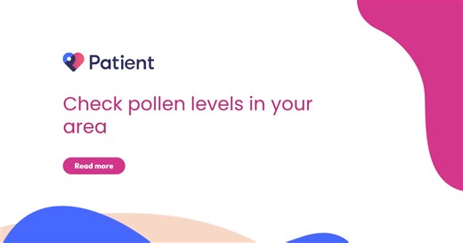 Check pollen levels in your area