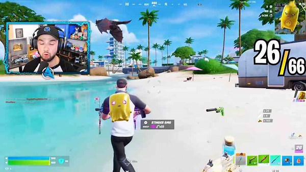 With minutes left, he found Fortnite’s golden zero point sprite