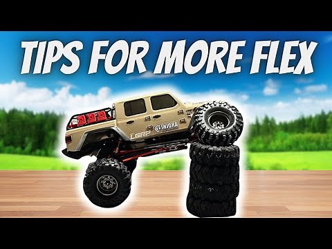 SCX24 SHOCK SET UP *HOW TO GET MORE FLEX!*