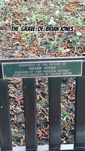 The grave of Brian Jones from the Rolling Stones #therollingstones