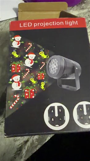 Christmas Projector. 🎅🏼#christmasdecorations #christmasmagic