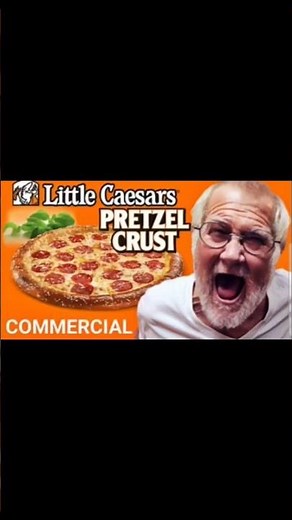 angry grandpa Little Caesars pretzel pizza commercial #angrygrandpa #agp #commercial #shorts