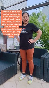 Why marching? It improves balance: The act of marching can help to improve your body's stability, which is particularly beneficial for aging seniors. #PhysicalTherapy #seniors #mobility #everyone #reels | Doc H.