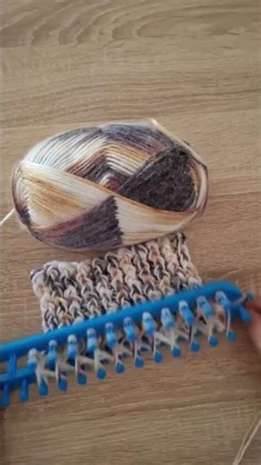 Knitting loom for beginners step by step #knitting #crochet #scarf