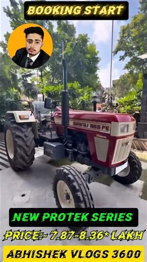 New Swaraj 855 fe protect model booking Start #shorts #tractorprice #tractor