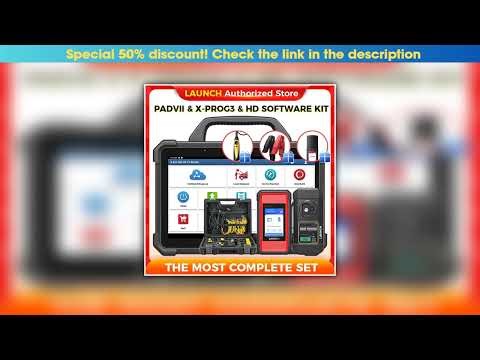 Best Seller LAUNCH Scanner Most Complete Set PADVII X-PROG3 Trucks Kit Professional Car Diagnostic•