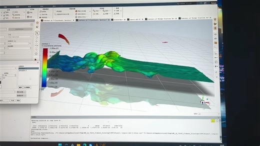 fluent波浪水池造波消波ansys workbench双向流固耦合-动网格 多相流 造波 波浪高度工程教学答疑指导