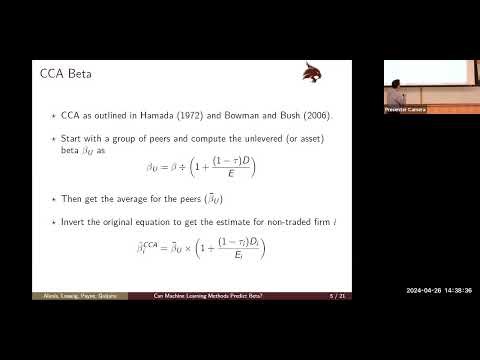 [AIIFC] Can Machine Learning Methods Predict Beta?