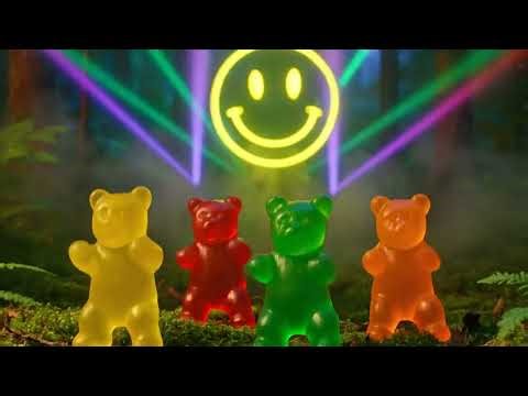 gummybear dancing smiley forest