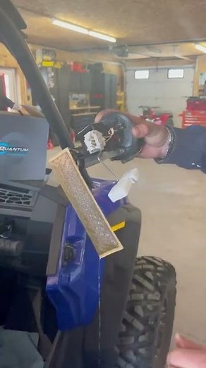 Polaris RZR Trail S 1000 Fuel Pump Assembly Installation #shorts