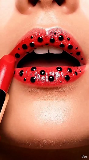 29K views · 257 reactions | Ladybug Lipstick Transformation  | Satisfying ASMR #asmr #aiart #asmrmakeup #satisfying #shorts #relaxing #oddlysatisfying #makeup #lipgloss #lipstick | Angela Cut ASMR | Facebook