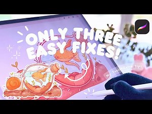 3 Easy Ways to Improve Your Line Art Before Coloring | Procreate Tutorial| Beginner Friendly 🌱✨