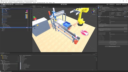 Beckhoff TwinCAT and Unity with Game4Automation