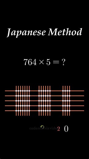 ✍ Using Japanese method solution of multiplication questions #japanese #maths #mathmatics #yt #radha