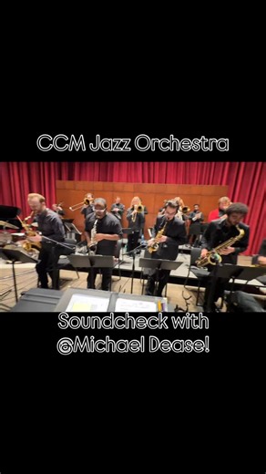 Sound checking for last night’s concert with @deasejazz! | Scott Belck