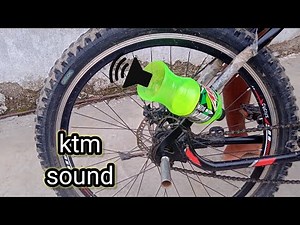 How to make ktm duke Bike suond from Bicycle