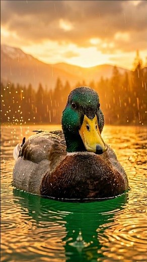 Relaxing Rain Sounds on a Peaceful Lake | Natural Forest Rain Ambience