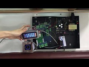Metal RFID Keypad access controller connect with access Control panel