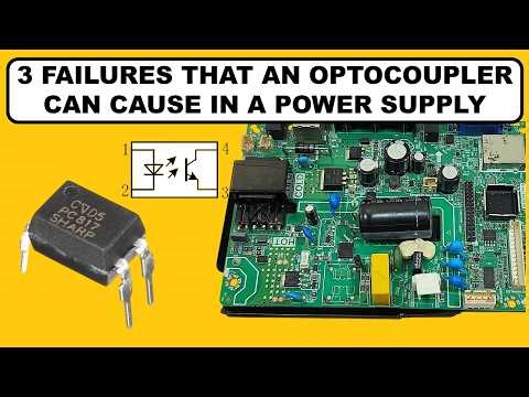 3 Failures that a Faulty Optotransistor can cause in a Power Supply