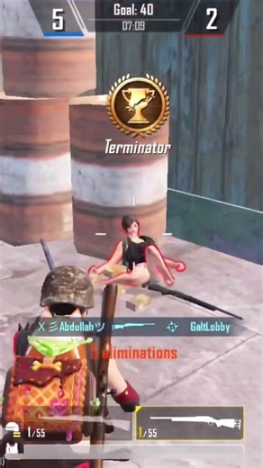 1v1 ☠️🔥 #pubgmobile #xabdullahxr #pubg #bgmi #shorts