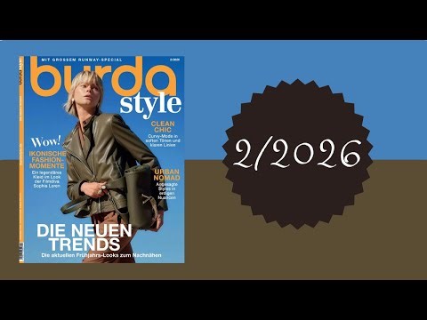 🟢Burda Style 2/2026 👗 Sewing Magazine Flip Through