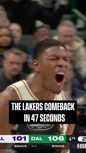 The last 2 minutes of Lakers-Mavs was WILD #NBA | Lakers