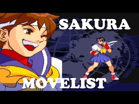 Street Fighter Alpha 3 - Sakura Move List
