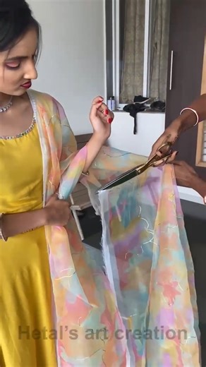 She Transformed Her Daughter’s Simple Dress into a Beautiful New Look ✨ | Hetal's Art - Creation