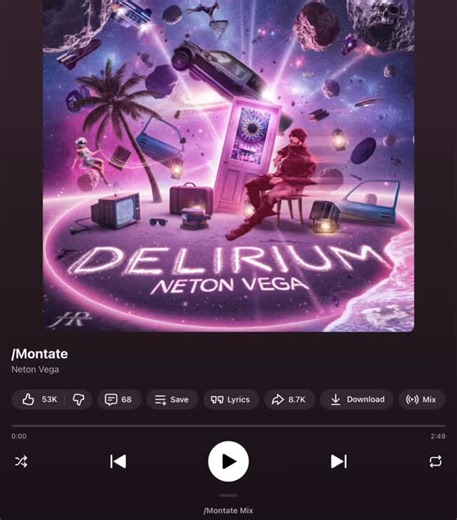 Viraloke MX on Instagram: "MONTATE – Neton Vega 🎤🎸🔥 “Montate” es un tema que encapsula la energía vibrante y el estilo de vida de los Corridos Tumbados, donde Neton Vega invita a sumergirse en una experiencia de adrenalina, fiesta y éxito. La letra es una invitación directa a disfrutar del momento, haciendo referencia al lujo de los vehículos, la velocidad y la camaradería que define la escena urbana sinaloense. Con una producción que resalta por sus arreglos de cuerdas dinámicos y un ritmo q