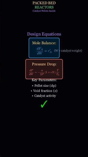 Packed bed Reactor catalyst packed inside #chemicalengineering #fluidmechanics