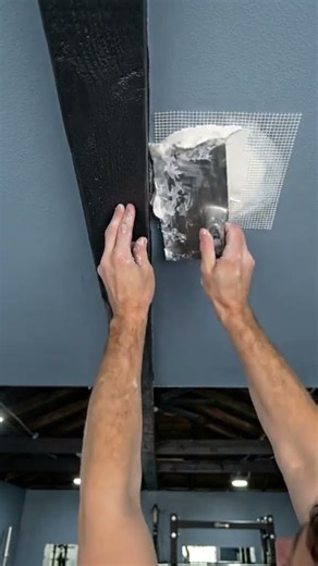 Restoring a ceiling water stain step-by-step for a clean, spotless finish! 🛠️💪
