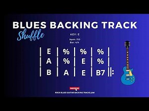 Blues Backing Track in E 110 bpm