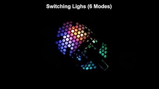USB Wired Mouse Ultra Lightweight RGB Gaming Mouse